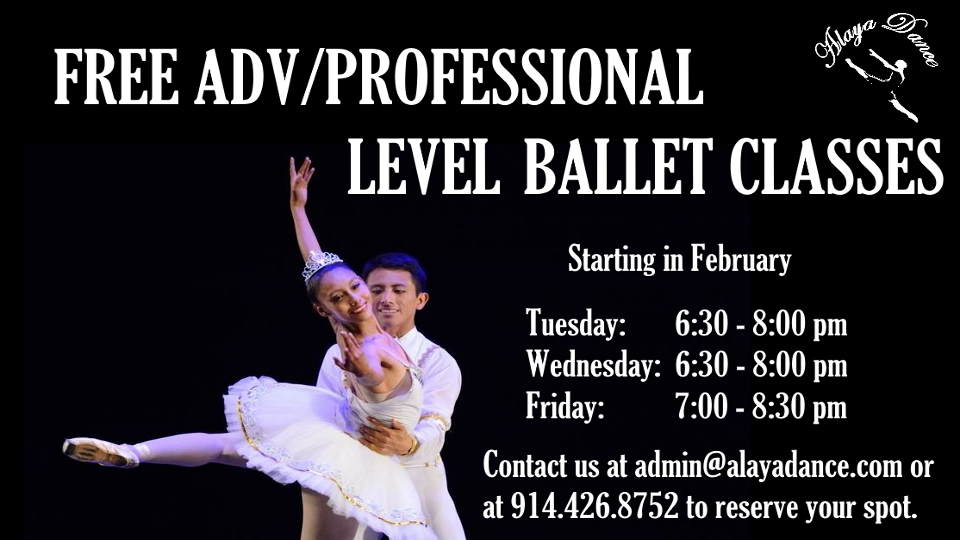 Alaya Dance Is Offering Free Adv/Pro Ballet Classes