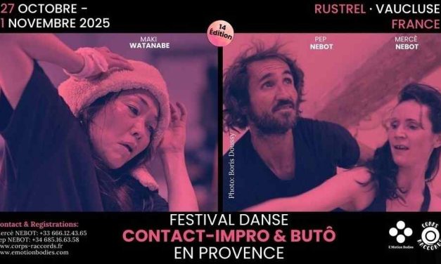 International Contact Improvisation & Butoh Festival En Provence Autumn – 27 Octobre – 1 November 2025 – Rustrel – 14th Edition