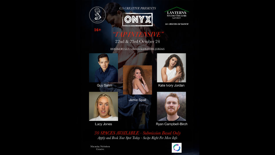 ONYX Tap Intensive Presented by G.S Creative