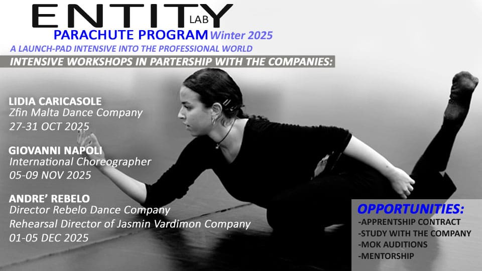 PARACHUTE Program 2025 – Contemporary Dance Workshops