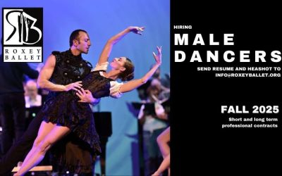 Roxey Ballet Hiring Male Dancers