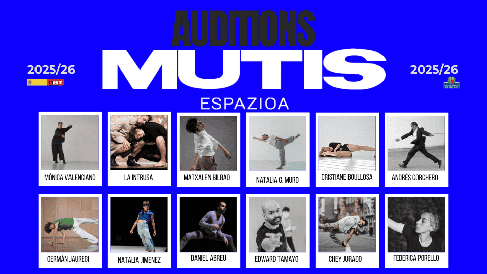 Auditions Mutis Espazioa Professional Training Course 2025/2026