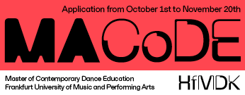 MA CoDE Dance Programme